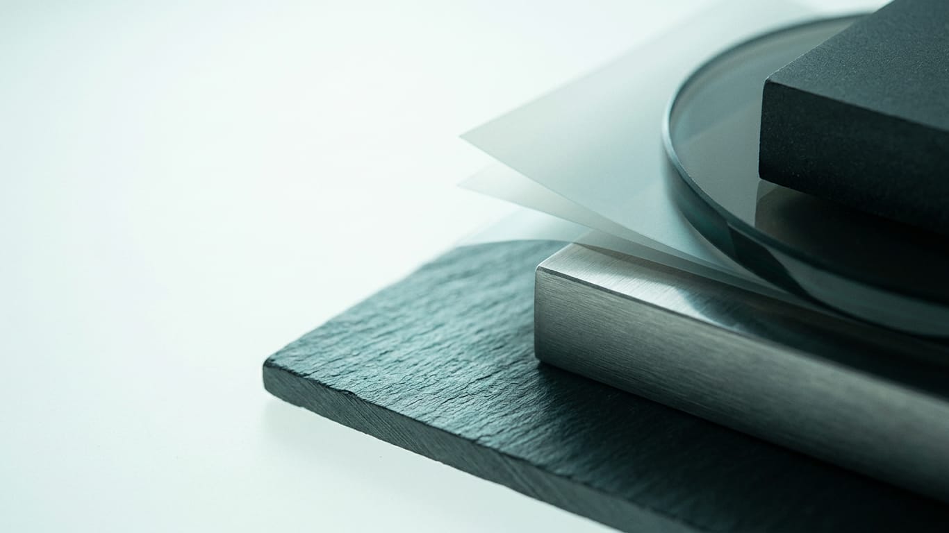 Illustration for this article: Binding legal AI to one content layer. Layers of translucent film lifted apart, light scattering between the sheets.