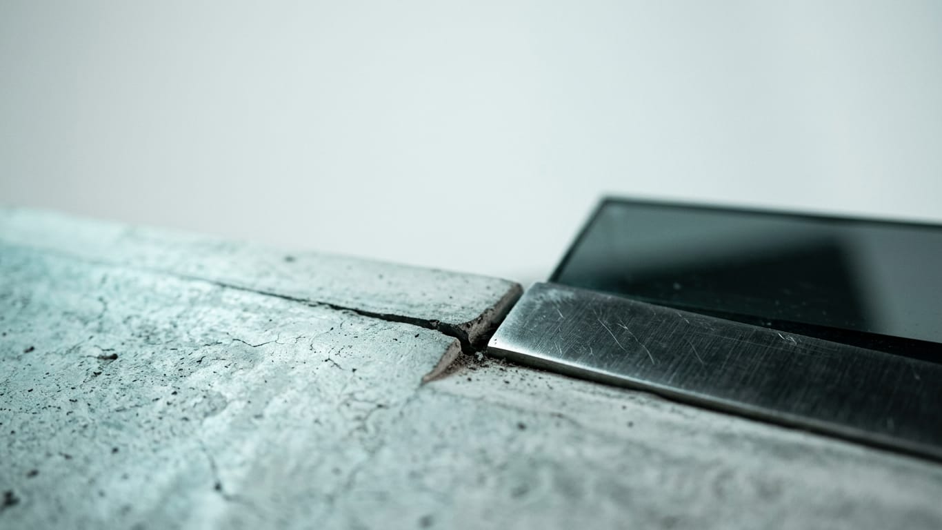 Illustration for this article: GPT-6 Astra in legal workflows. Poured concrete meeting brushed steel at a tight seam, the joint slightly misaligned.