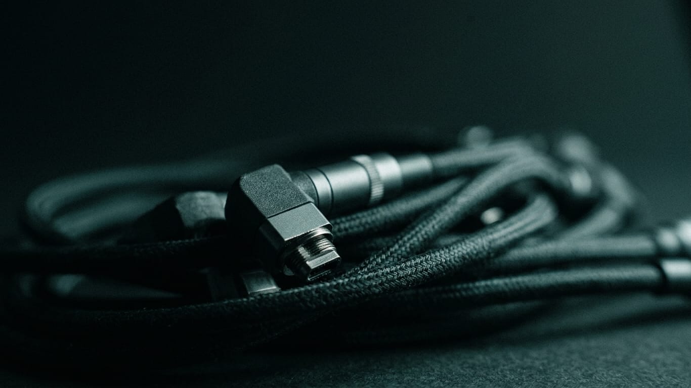 Illustration for this article: Why a model name is not a version. A dense bundle of unbranded patch cables, sharp at one connector and falling out of focus behind.